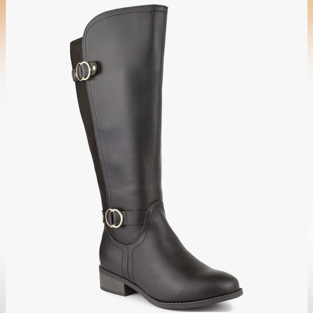 Black Karen Scott Leandraa has Wide-Calf Knee-High Boots - Size 9.5M